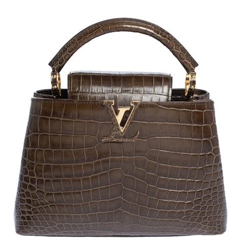 louis vuitton leather bag crocodile|crocodile Louis Vuitton handbags.